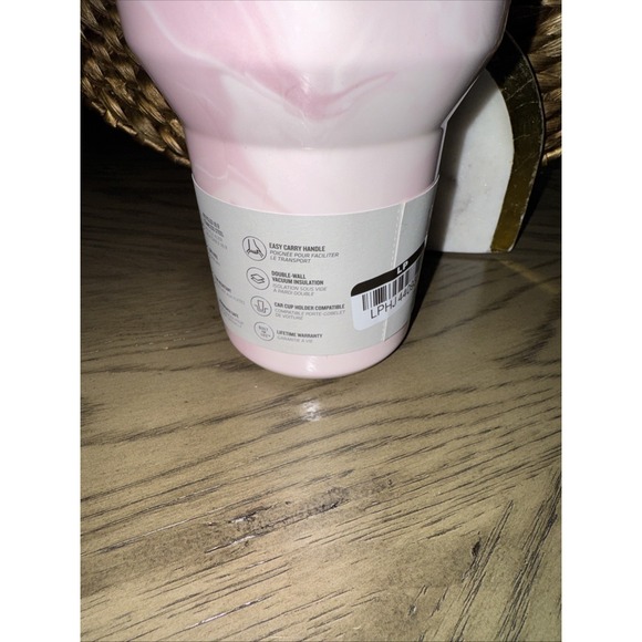 Stanley 40 oz Stainless Steel Ice Flow Flip Straw Tumbler Pink Amethyst Cala NEW - Picture 7 of 9